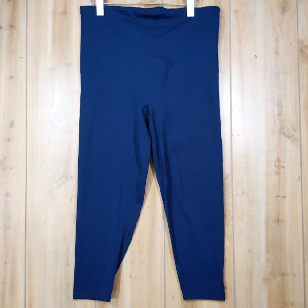Spanx Booty Boost Active 7/8 Leggings Size 1XL Blue Leggings